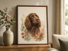 The Botanical Watercolour framed artwork in a home - illustrative lifestyle mockup