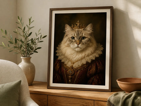 The Duchess framed artwork in a home - illustrative lifestyle mockup