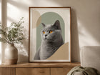 The Sage Companion framed artwork in a home - illustrative lifestyle mockup