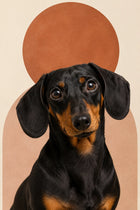 The Sunset Muse personalised pet artwork example