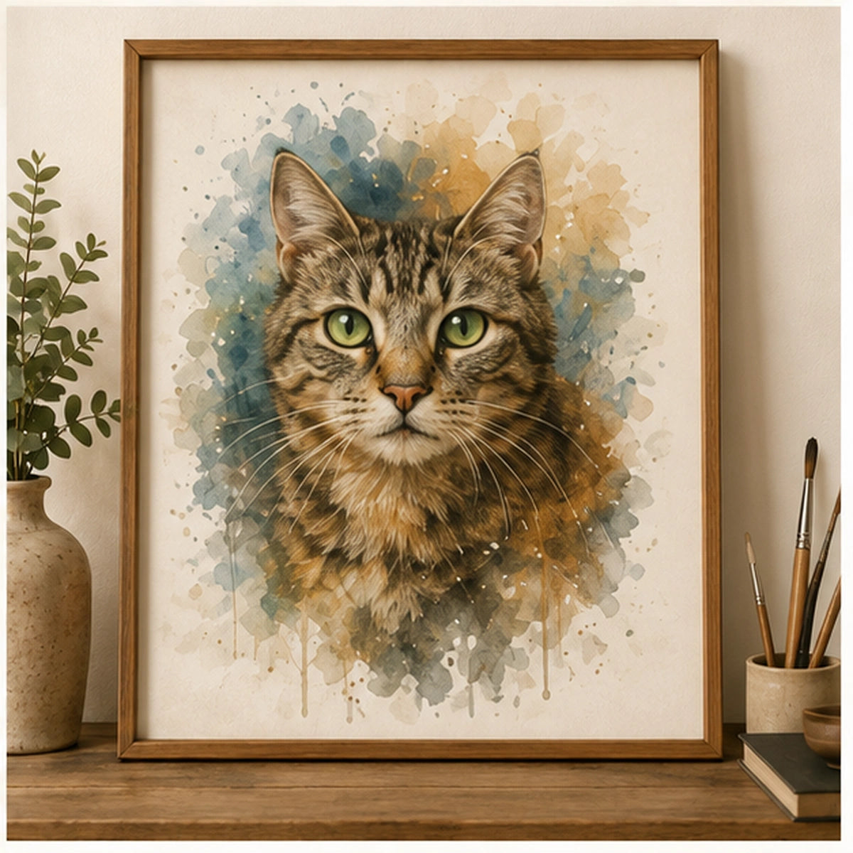 Watercolour portrait