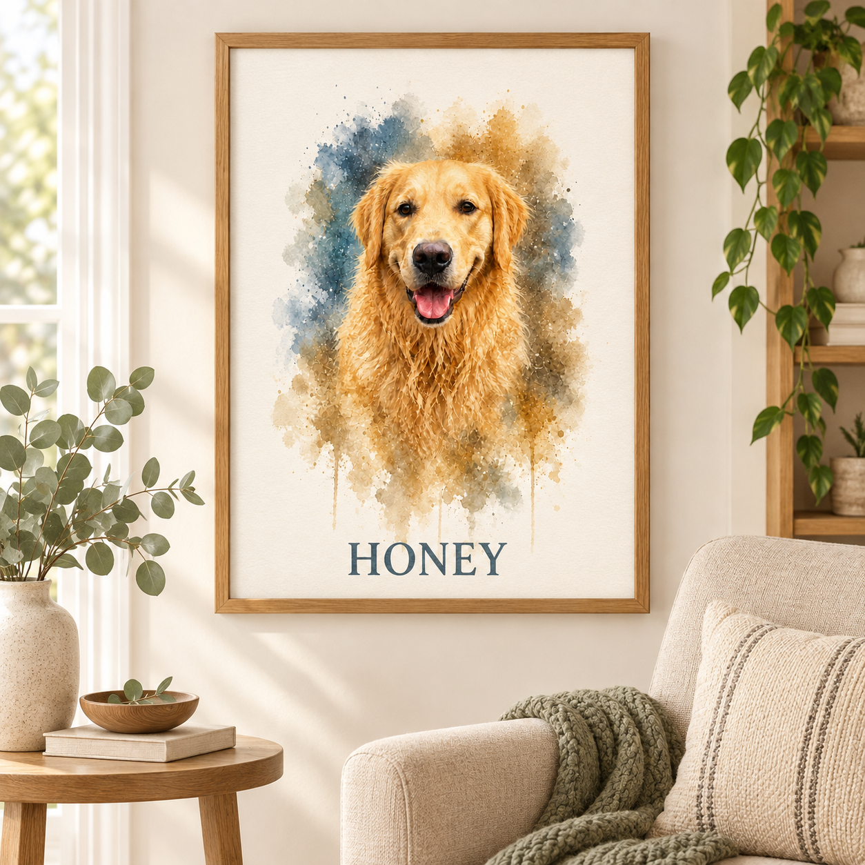 Personalised name example for The Watercolour